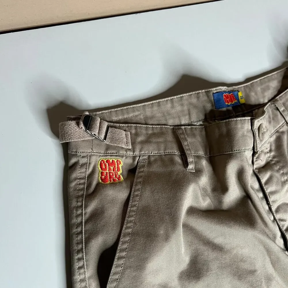 Empyre Cream Cargo Pants Mens 32 Straight Leg Skate‎ Streetwear Utility